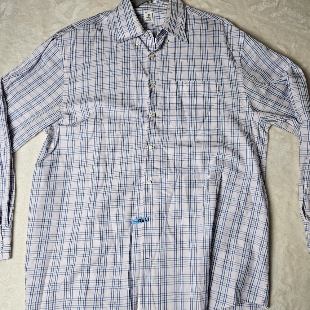 Peter Millar Shirt Button Down XL Men’s Plaid Dress golf